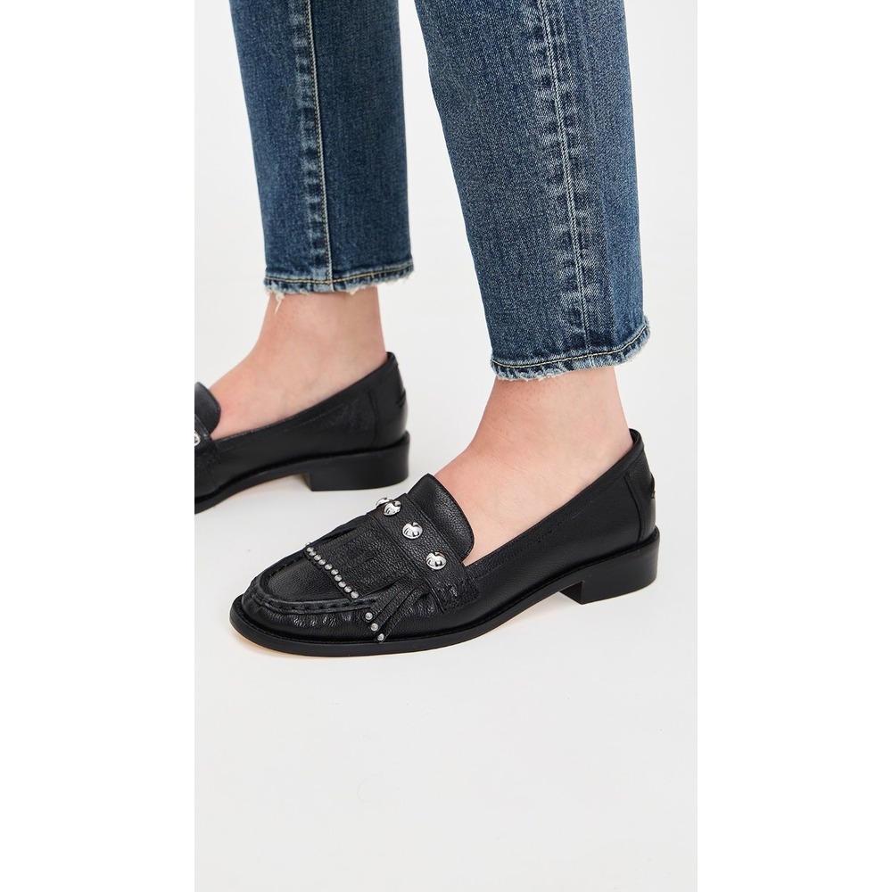 Cinq a Sept Gina Kiltie Loafers Women Black 37